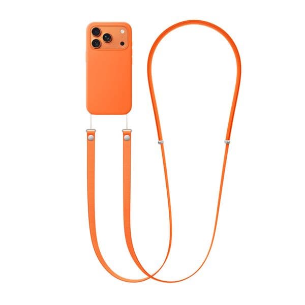 Official magnetic attachment for iPhone cross-body strap for neck hanging to prevent loss and falling off the rope
