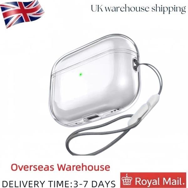 UK Stock ANC Noise for AirPods pro 3 2 earphone 3rd 4 usbc airpod earphones 3 Solid Silicone Cute Protective Headphone Cover Wireless Charging 3nd 2nd anc new case