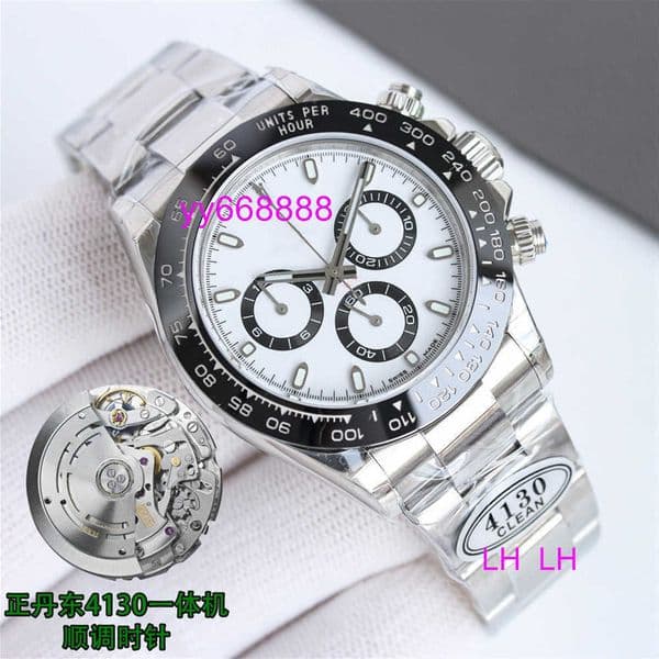 Mens Watch Factory Day Clean Tona M116500LN-0001 To Supeclone 40mm Mens Watch Automatic Mechanical Chronograph 4130 Movement Sapphire Glass Green Handly26