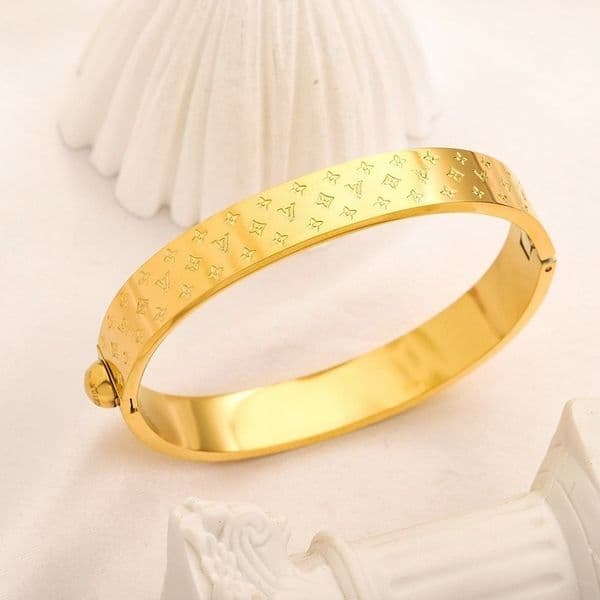 Fashion Bracelets Designer For Women Bangle Luxury Designer Jewelry 18K Gold Plated Bracelet Wedding Lovers Gift Bangles