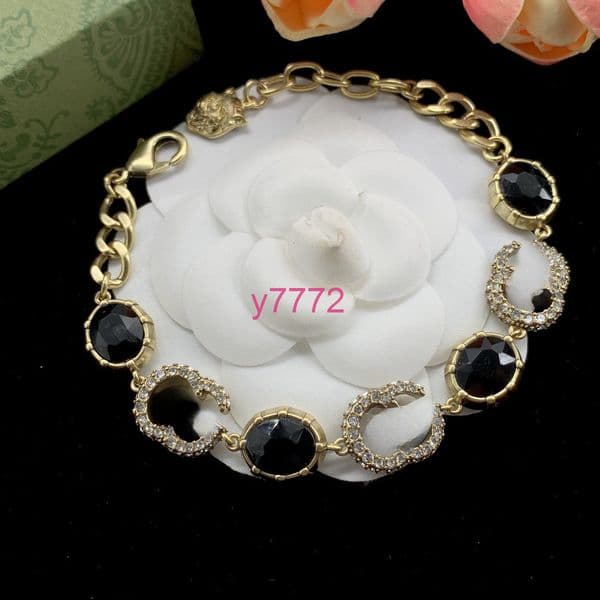 Designer Bracelets Women Jewelry Vintage Double Letter Bracelet Fashion Brand Accessories Gifts With box
