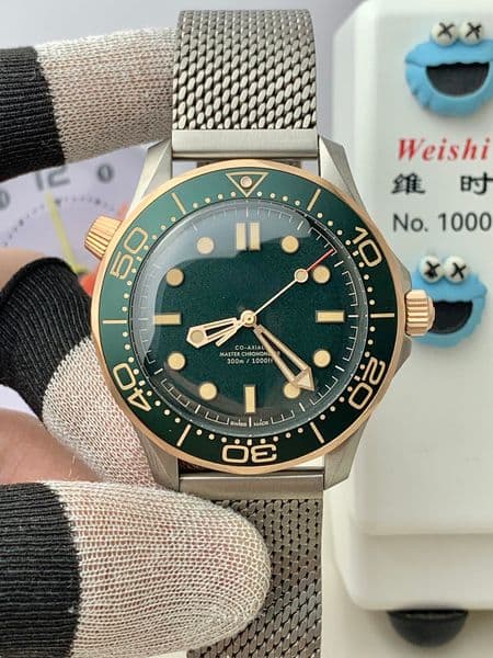 2026 VS super clone 007 8800 42mm watch AAAAA Ceramic Bezel Luxury Watch Top Quality Mens Men Automatic Watches Mechanical Movement Blue 300 designer watch 283f