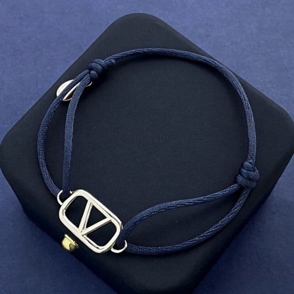 18K Gold 925 Silver Plated Bracelet Classic Luxury Charm Bracelet Designer Simple Daily Braided Rope Bracelet with Logo Premium Jewelry
