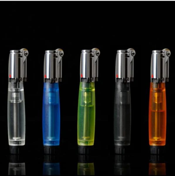 5color Flint Wheel Lighter Creative Personalized Fashionable Grinding Unique Floating Flame Wheel Lighter No Gas Tax Duty Free HJ