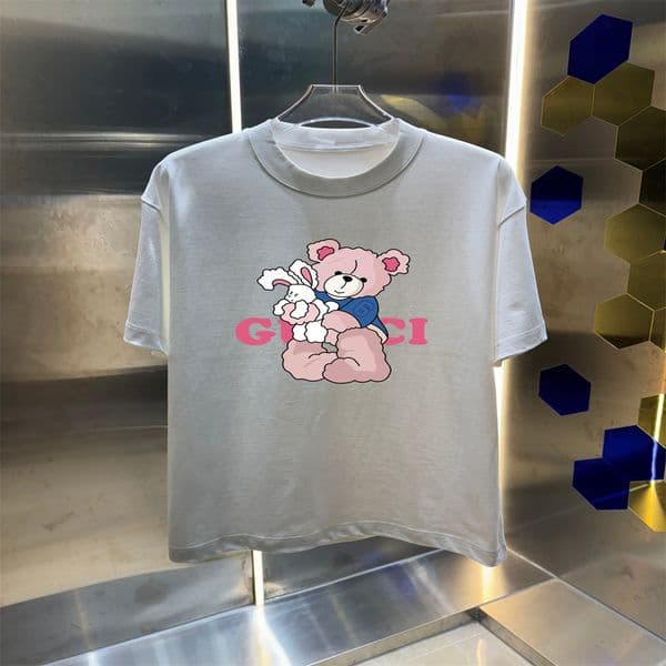 Spring new style hort-sleeved T shirt round neck cotton fabric women's and men's high-quality T-shirt Color black white Size s-2xl 6419w8