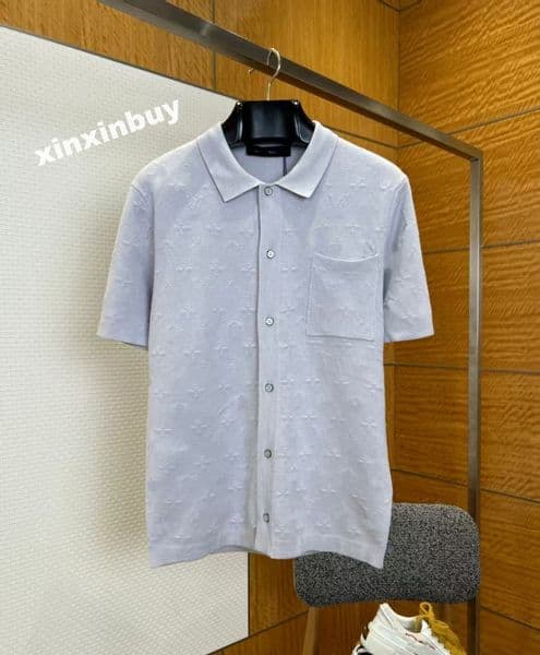 xinxinbuy Men designer Tee t shirt Italy relief letters jacquard knitting cardigan women blue gray brown black white red khaki gradient S-3XL