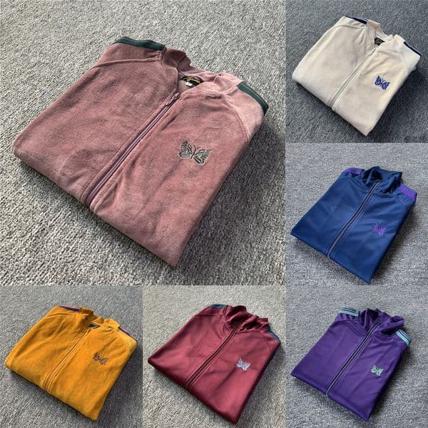 Designer pure cotton Men's Jackets Velvet butterfly embroidery Japanese retro woven fabric campus style men's and women's jackets sports jackets 06 55