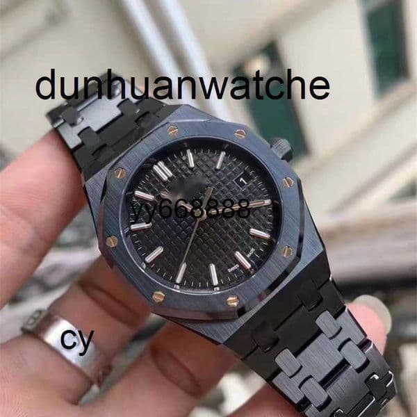 Men Watch Royal Watch Watches Oak Series Men 77350ce Calibre 5800 Movement Black Ceramic Watch Mechanical Automatic Watch cygood 1Z5N