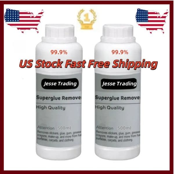 wholesale Jesse Trading 4000 ML Superglue Remover Industrial Use Raw Materials US Domestic Local Shipping For Sticky and Gooey Messes Safe Privacy