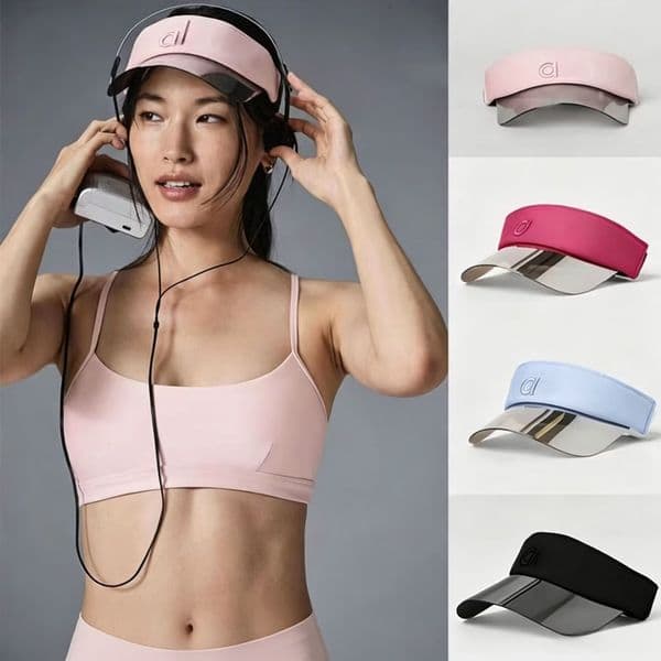 Men Women Designer Sun Hat Visors Hat Wide Brim Hats Breathable Summer Outdoor Sports Yoga UV Protection Cap Minimalist Versatile High Quality