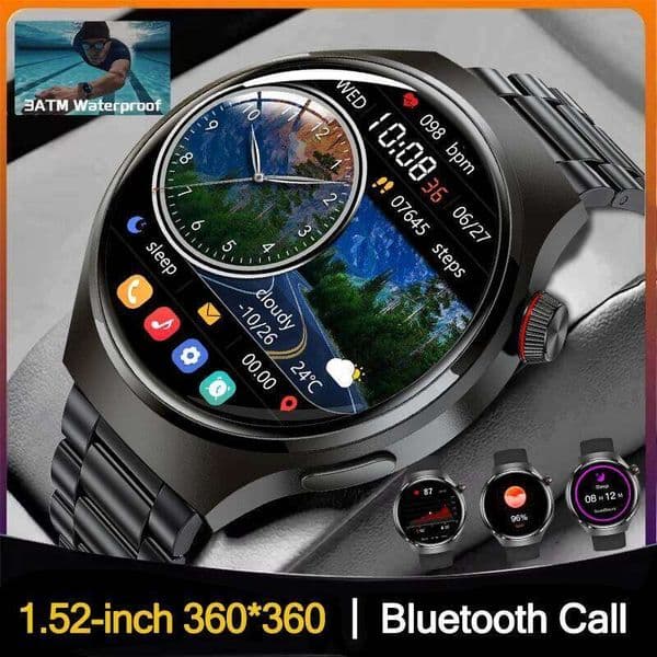 New Smart Watch Men 1.52"HD Screen Bluetooth Call Sport Fitness Tracker Watches Heart Rate Waterproof Smartwatch For Android iOS