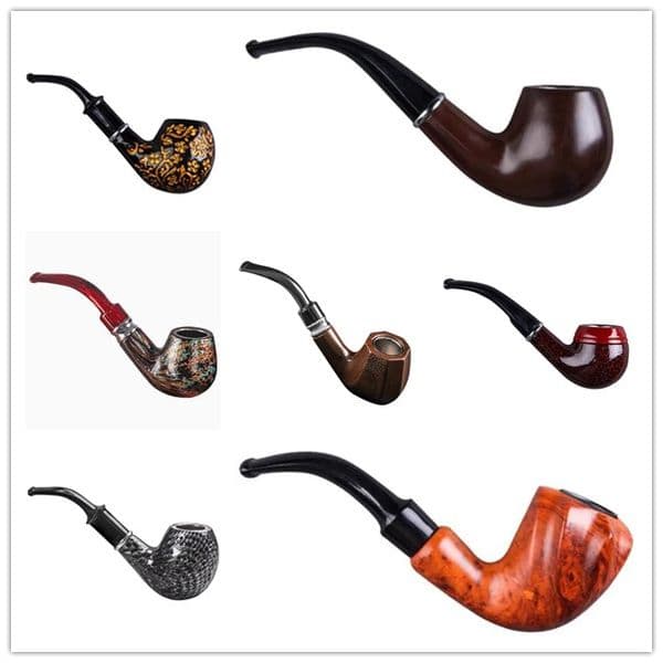 Latest Hand Made Plastic Resin Smoking Pipes Tobacco Cigarette Herbal Filter Tips Pipes Tool Accessories