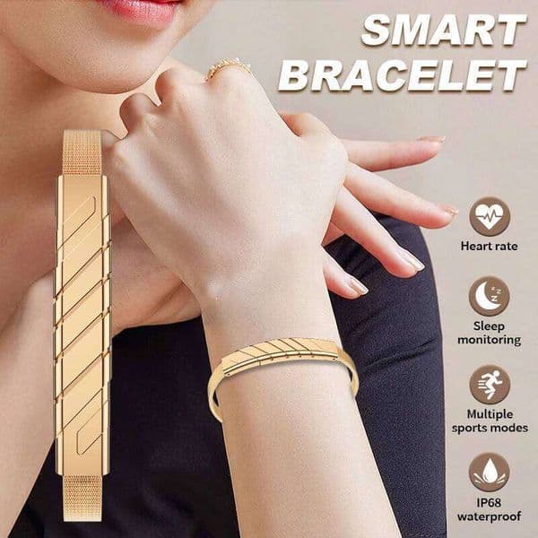 New Fitness Tracker Bracelet Heart Rate Sleep Monitor IP68 Waterproof Sport Smart Watch for Men Women Electronic Wristband