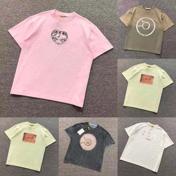2026 acnely Tshirt Acnely Designer Studioly acnee T Shirts Mens Womens Tees Tops Man Casual Shirt Streetwear Shorts Sleeve Polos acn Tshirts df2