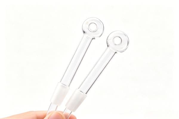 Wholesale Clear 14mm male Glass Oil Burner Bubbler Bowl Banger Slide Nail bowls for glass collect smoking water bong pipes hookah