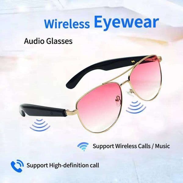 Smart Bluetooth Glasses Intelligent Touch Music Remote Camera Anti UV400 Polarized Lens Sunglasses for Men Women Outdoor Eyewear