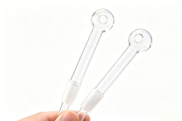 Wholesale Thick haady Clear 14mm male Glass Oil Burner Bubbler Bowl Banger Slide Nail bowls for glass collect smoking water bong pipes hookah