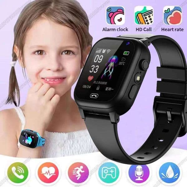 2026 New Mini Phone 4G Sim Card 2G Internet SOS Location Kids Smart Watch Call Camera Smartwatch Girl Boy Birthday Gifts
