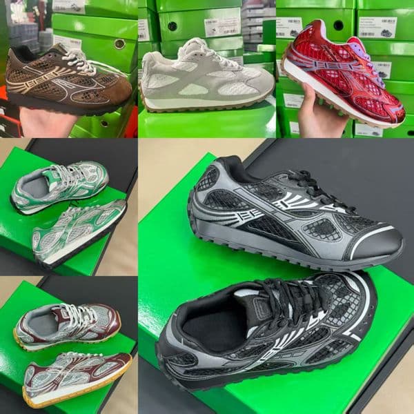 Luxury Designer Sport Shoes Men Women Multi Color Mesh Sneakers Blue Silver Pink Green Black Casual Athletic Footwear Unisex Running Shoes