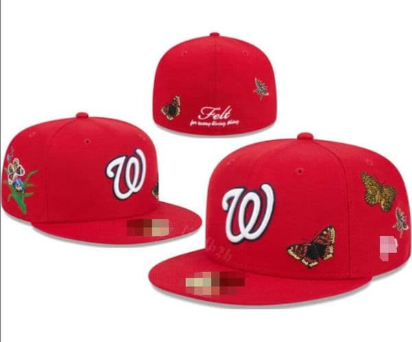 Nationals Jon & Stan champions World Series Champs Baseball Team Full Closed Caps gorras bones Men Women Outdoor Sport Flat Fitted Hats Chapeau Cap casquettes a0