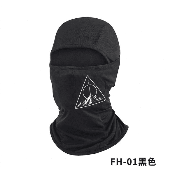 Custom white reflective logo motorcycle hood breathable lightweight riding mask skin-friendly material high elastic high quality ski mask set.