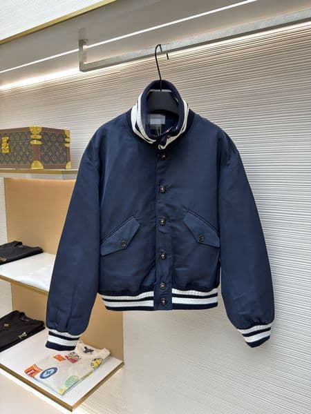 2026 Autumn Winter Men's Jackets Cotton Lapel Neck Embroidery Single Breasted Long Sleeve Man's Slim Coats WYTBMJ26003