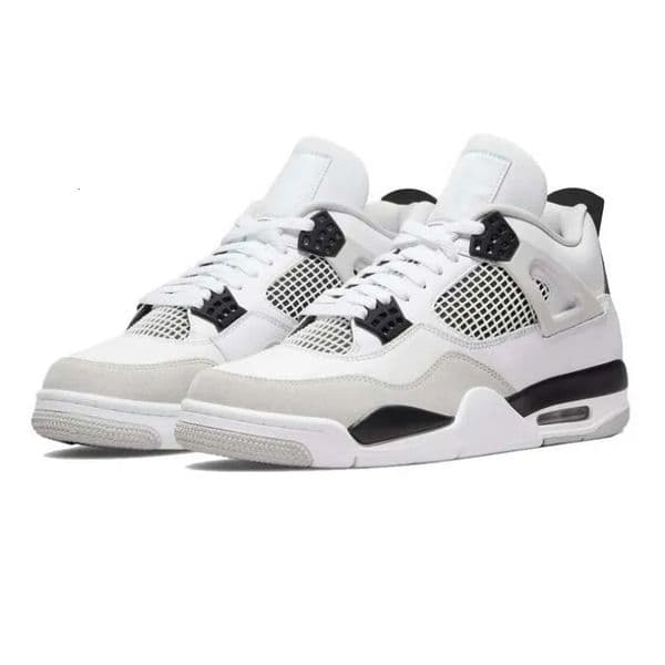 Original Box Designer 4 Basketball shoes Men Women 4s Sneakers Worn Blue Panda Military Black Cat 2025 Purple Thunder Cool Grey Bred Sports Mens Trainers Z 1020-1
