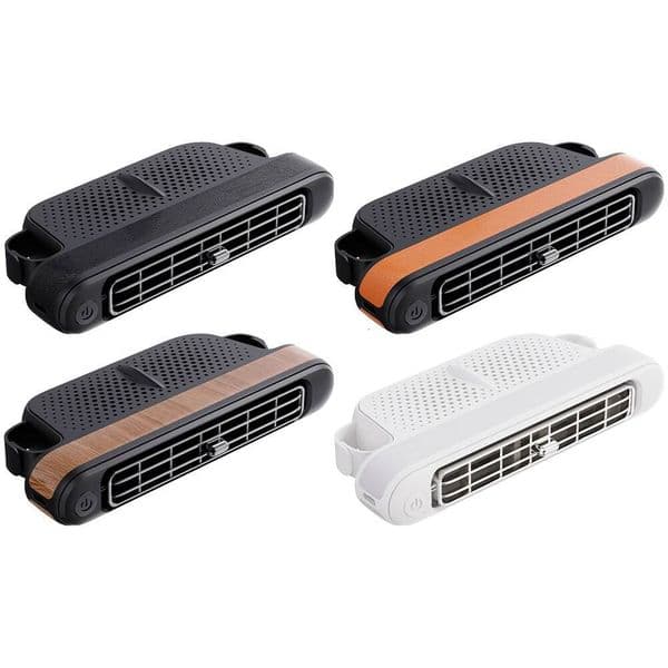Portable USB Backseat Cooling Headrest Neck Fan Accessories With 3 Adjustable Wind Speeds For All Cars Vehicle Van RV