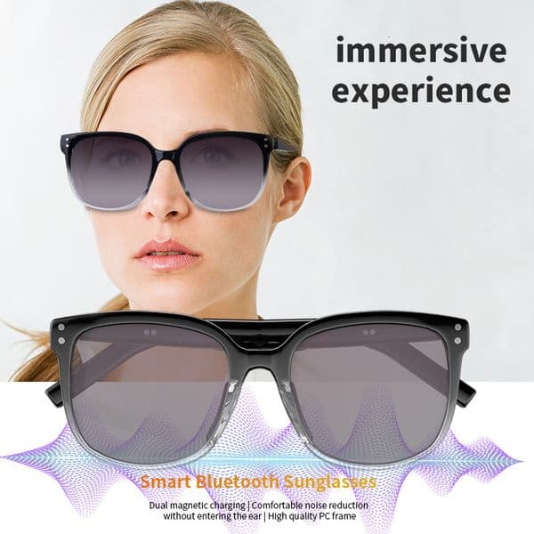 Mens Designer Smart Sunglasses Outdoor Sunshade Night Vision Fashion Classic Women's Sunglasses Luxury Glasses AI Multi Functional Photography Video Real Time