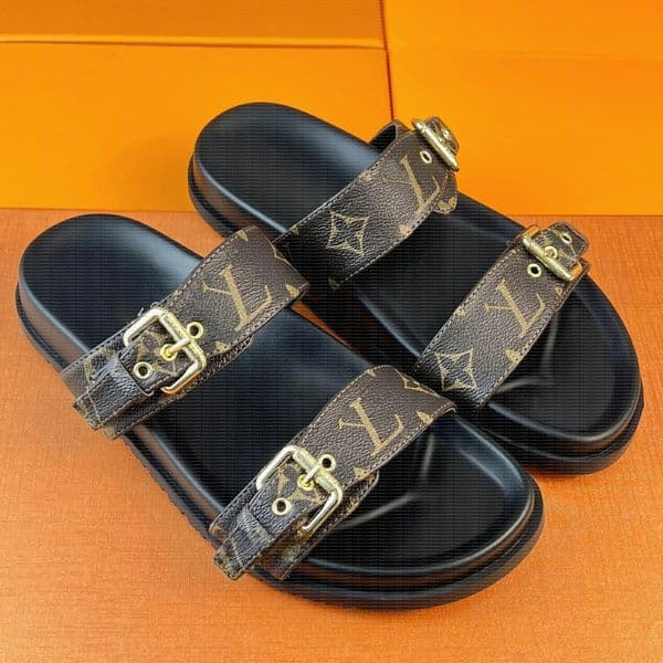 Designer Sandals Women Sandal Slippers Lady Slides Summer Casual Black Leather Slippers Slip On Open Toe Beach Shoes Flat Sandals For Daily Outdoor Shoe