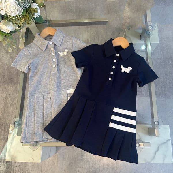 2026 Designer Girl Dress New fashion Beach Girl Dress Internet celebrity Model the Same Dress Kids Clothing two-piece Set Size 100-170CM