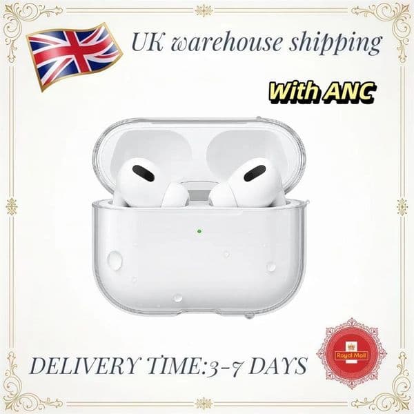 2025 New ANC Top quality USB C pro 3rd Headphone Accessories Solid TPU Protective Earphone Cover Wireless Charging Shockproof Case276g