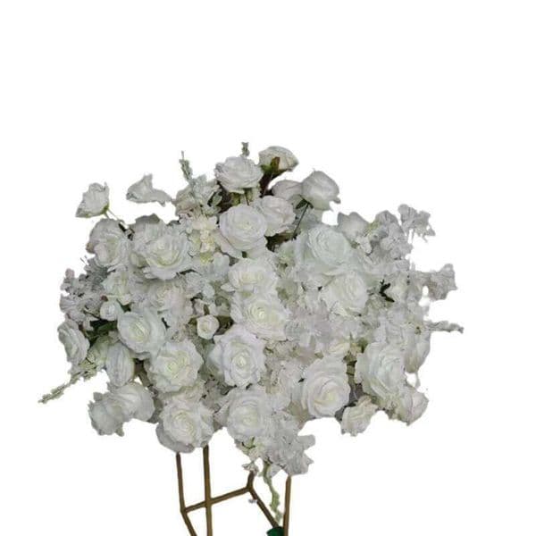 Luxuy Wedding Props Artificial Arrangement Cherry Rose For Wedding Decoration Road Leading Flower Ball Floral