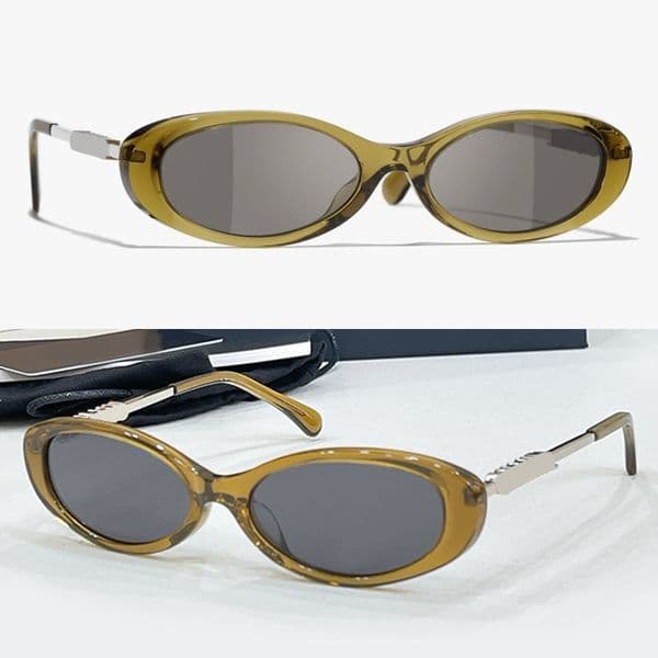 Designer Sunglasses For Women Classic Fashion Acetate Frame Oval Eyewear 5565 Luxury Sunglasses Outdoor Goggles UV400 Glasses With Box