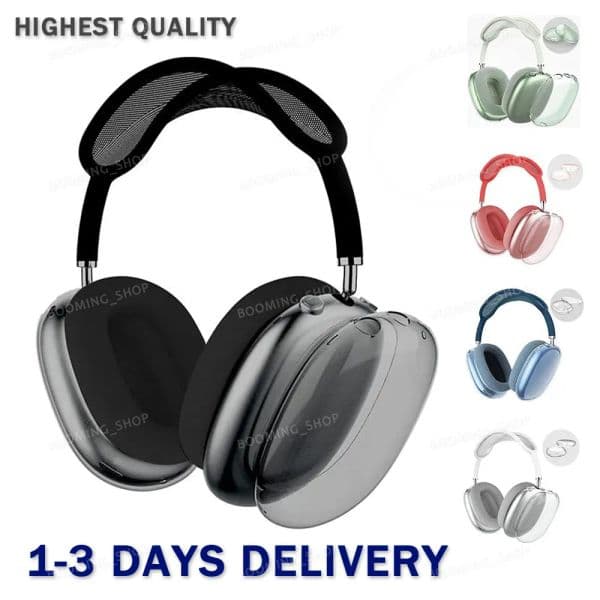 2026 newest For Top quality Airpod Max 2 3 4 ANC Wireless Headphone Bluetooth Earphones Accessories Max Pro Headset TPU Case Silicone shell airpod Pro max Headphones