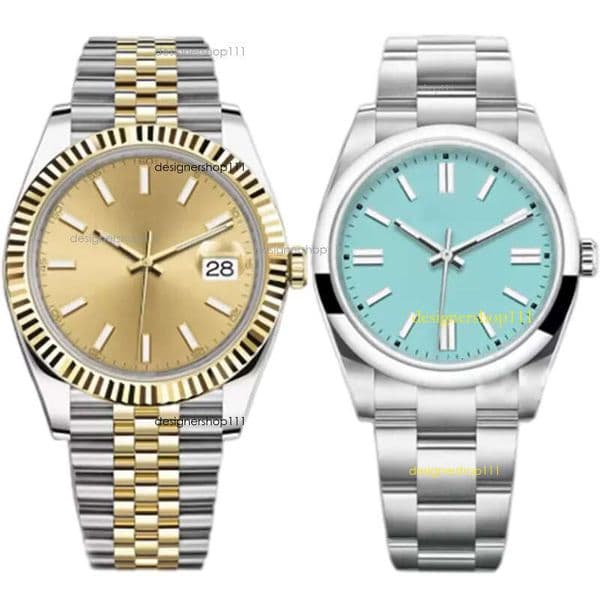 Watch Mens Designer Watches Automatic Mechanical Movement 36mm 41mm Stainless Steel 904L Waterproof Montre De Luxe Classic Business Wristwatch Casual Bracelet