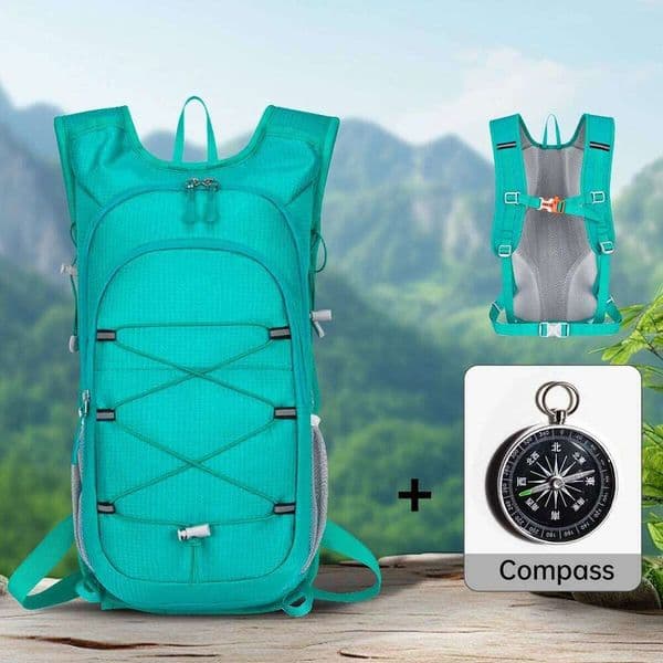 Outdoor Hiking Lightweight Small Size Running for Men and Women, Ultra-Thin Road Bike Multi-Functional Cycling Bag, Backpack