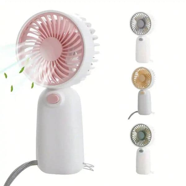 Small 1-Speed Portable Fan With Lanyard, Battery-Powered Mini Fan, Party Gifts, Cooling Gifts (Batteries Not Included),Spring Summer Picks,Brides Maid
