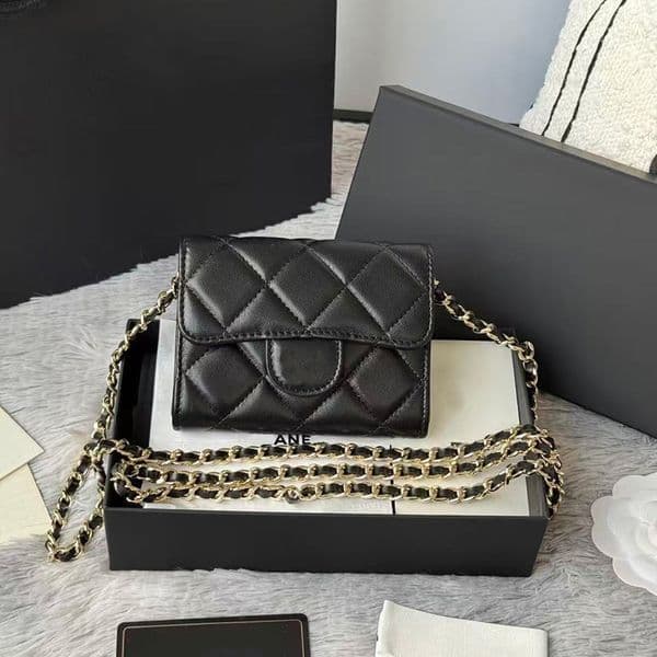 10A Designer Wallet Luxury Wallet Crossbody Wallet Woody Leather Handbag Shopping Bag Original Box ID Card Clip Pocket Unisex Purse For Women Men Daily Use