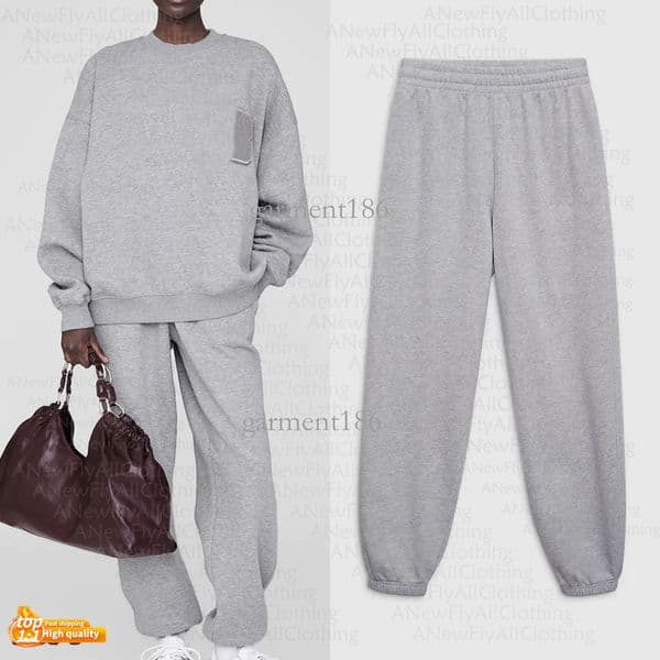 10A Women Designer Sweatshirts Cotton Tracksuits Pullover Classic Letter Embroidery Letter Inside Fleece Crew Neck Sweater Long Sleeves Hoodie Sport Pants 67