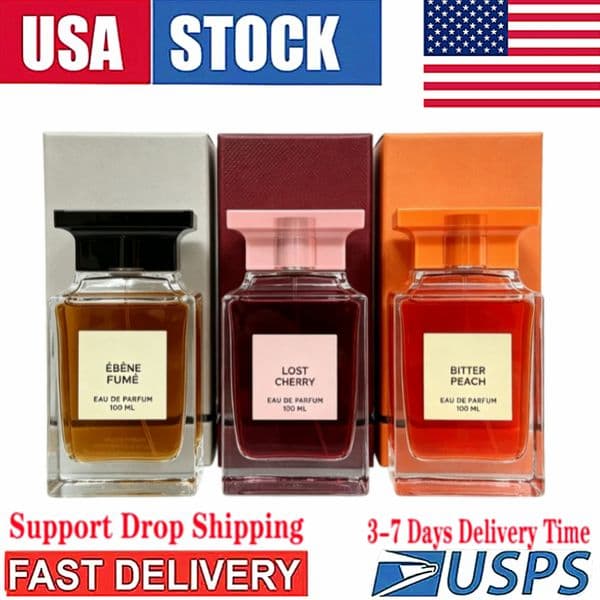 US Fast Delivery Popular Eau De Perfume Top Designer Perfume Unisex Long Lasting Smell Men's Cologne Fragrance for Daily Use