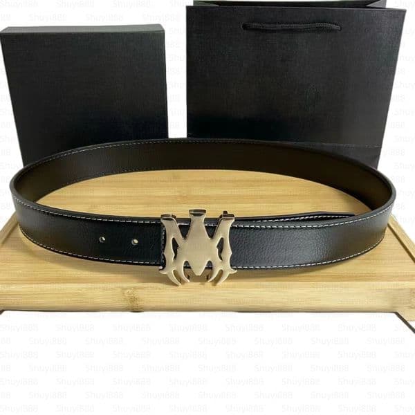 AMRI belt designer men belts for women belts casual mens belt womens waistband genuine leather 38mm cintura ceintures with box