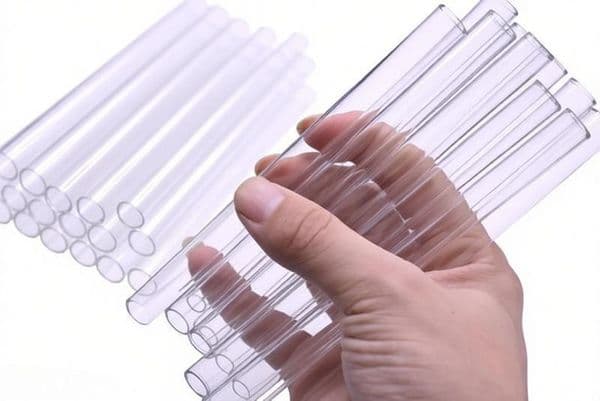Thick heady 6inch Clear Straight Glass Tube Pipes Smoking oil burner Straws Pipe Glass Blowing Tubes For Art DIY Accessories