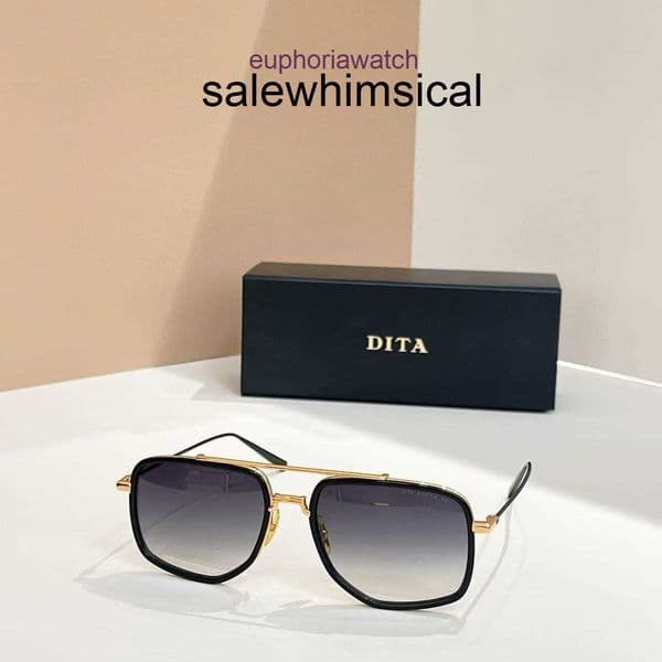 Designer sunglasses Metal Frame Sunglasses Minimalist Black Full Luxury Unisex DTaS Outdoor DTa Square Designer High End Travel With Box And