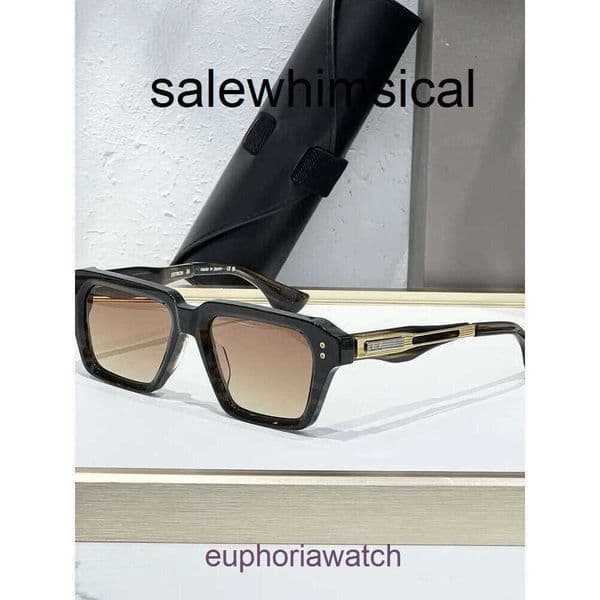 Designer sunglasses High-End Sunglasses DTaa New DETRON Acetate Men Women Top Quality Square Fashion Designer Alloy Frame Eyeglasses Uv400 Handmade
