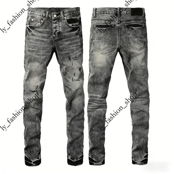 Purple Jean Mens Jeans Trousers Man Designer Men Luxury Pants High Quality Straight Retro Streetwear Casual Sweatpants Joggers Jean Purple Black Jeanse 5bc