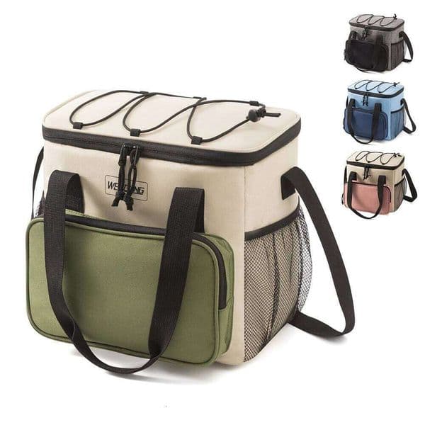 14L Portable Thermal Lunch Bag Food Box Durable Waterproof Cooler Ice Insulated Case Camping Oxford Dinner Backpacks Icebox