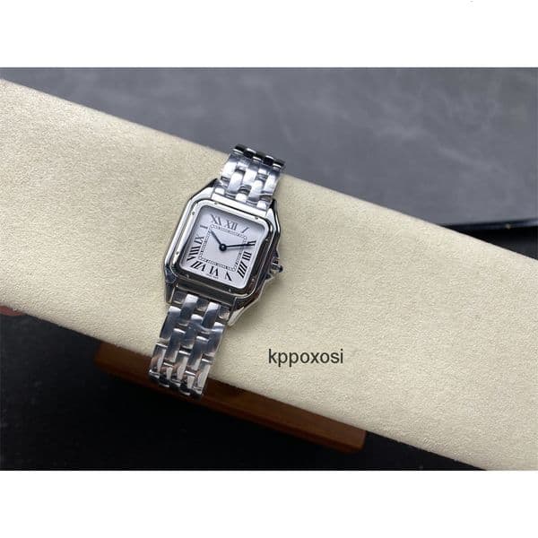 Top quality panthere watch super clone watches mens watch womens watch swiss quartz movement sapphire crystal glass 316L steel 22mm 27mm with box IHRD