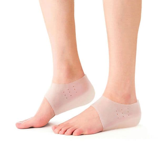 Height insole invisible inner increase shoe pad breathable silicone insole foot heel protection pad