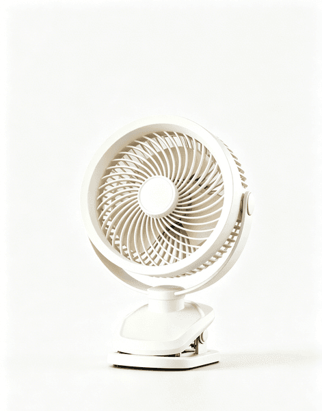 2026 New USB Clip-On Fan Mini Desk Cooler Ultra Quiet Strong Wind Rechargeable for Dorm Classroom & Office